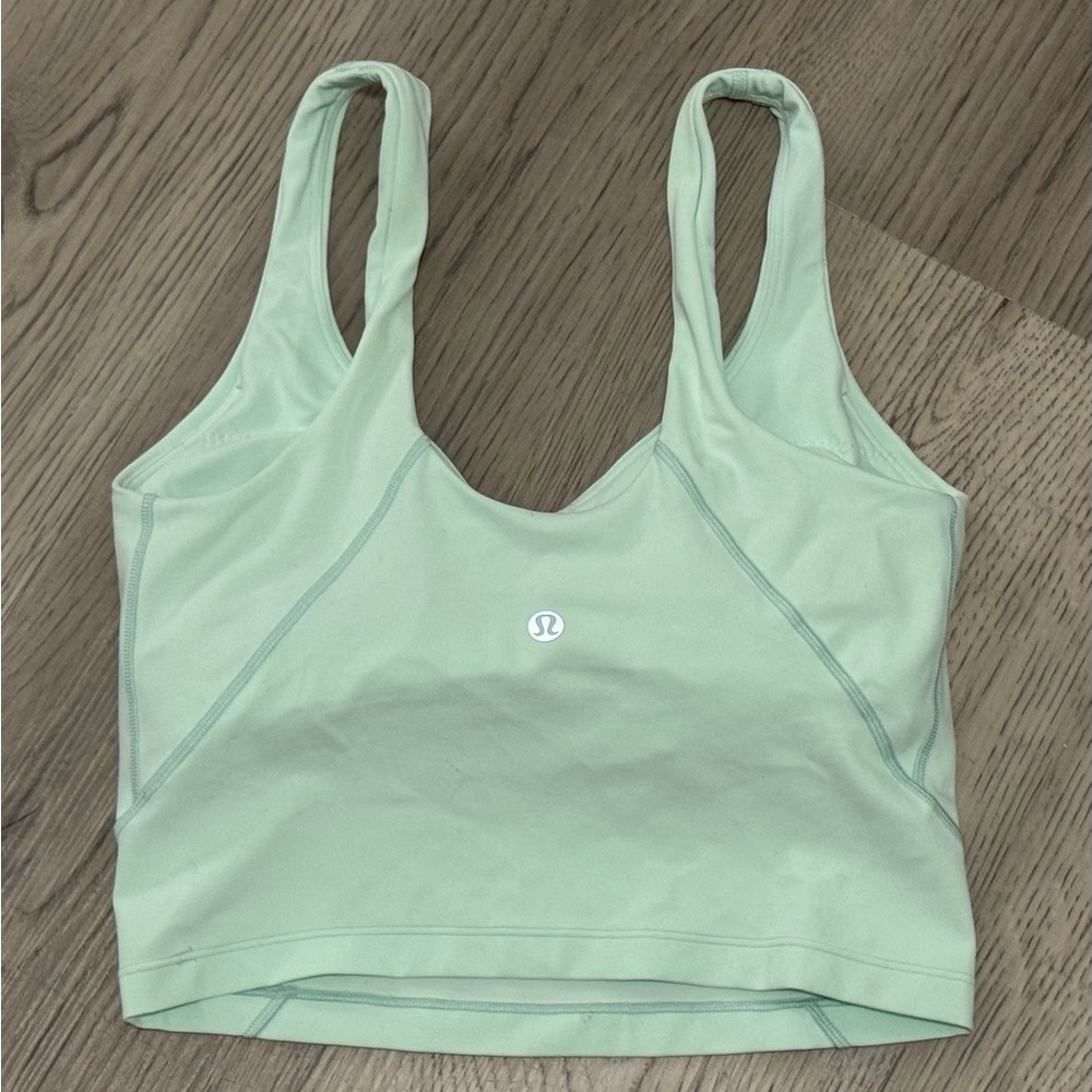 NEW Lululemon Align Tank Top Faded Zap Light Green- Size 4 - A/B Cup - - Picture 4 of 7